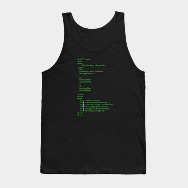 html Tank Top by vanssi Airpod